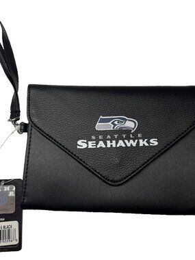 Seattle Seahawks Purse Handbag Wallet Coin Wristlet NFL Official